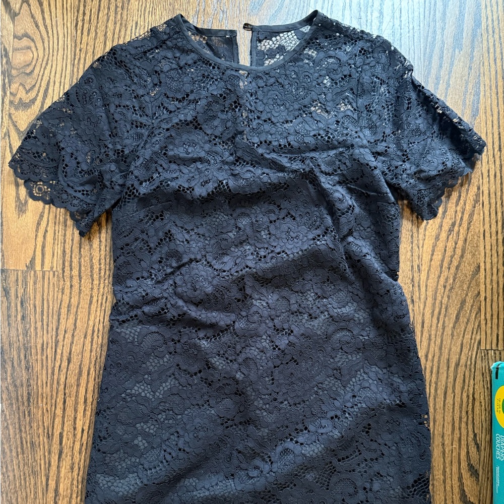 JCrew Collection Elegant Black Lace Dress